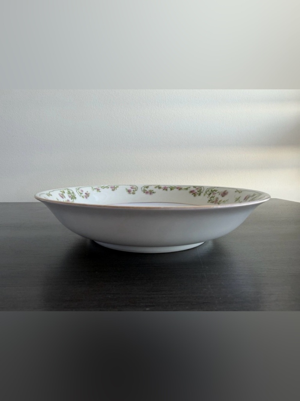 Vintage M.Z. Austria CM&R Porcelain Plate Floral Gold Trim Czechoslovakia Set 7 - Picture 7 of 8